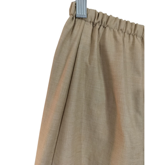 SK138AB)Vintage 80s Carefree Fashions Tan Ruffle Hem Lace Layered Prairie… - Picture 4 of 6